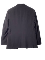 Nautica Mens Modern fit Suit Jacket Blazer 42 R Black Solid Stretch