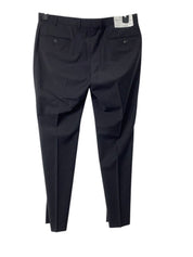 Calvin Klein Mens Slim fit Suit Dress Pants 35 / 30 Black Solid MGWE25ZZ0181