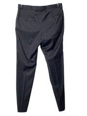 Hugo Boss Mens Slim fit Suit Dress Pants 34 Charcoal Grey Solid Stretch