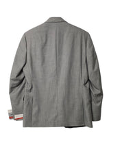 Perry Ellis Mens Modern fit Suit Jacket Blazer 40 R Grey Solid Stretch