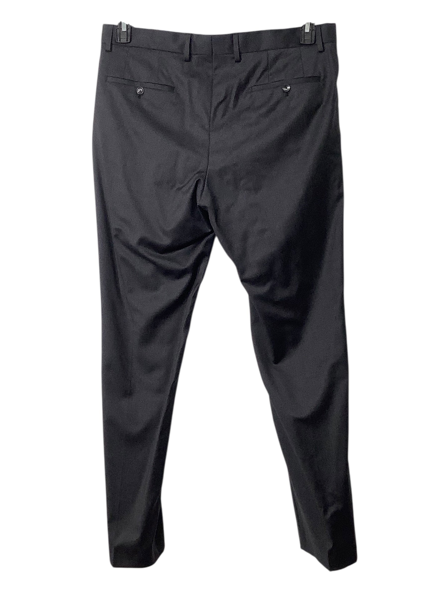 Hugo Boss Mens Modern fit Suit Dress Pants 36 / 32 Charcoal Grey Solid Stretch