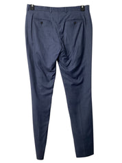 Paul Smith Mens Slim fit Suit Dress Pants 36 Waist Blue Solid Stretch