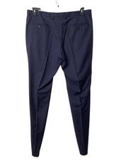 Hugo Boss Mens Modern fit Suit Dress Pants 38 Waist Navy Blue Solid Stretch