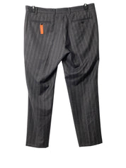 Tallia Mens Modern fit Dress Pants 38 / 30 Grey Striped Stretch