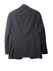 Kenneth Cole Reaction Mens Slim fit Suit Jacket Blazer 42 L Black Solid Stretch