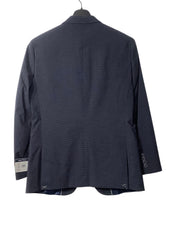 Nautica Mens Modern fit Suit Jacket Blazer 40 R Blue Check Stretch