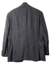 Hugo Boss Mens Slim fit Sport Coat Blazer 44 R Grey Blue Plaid