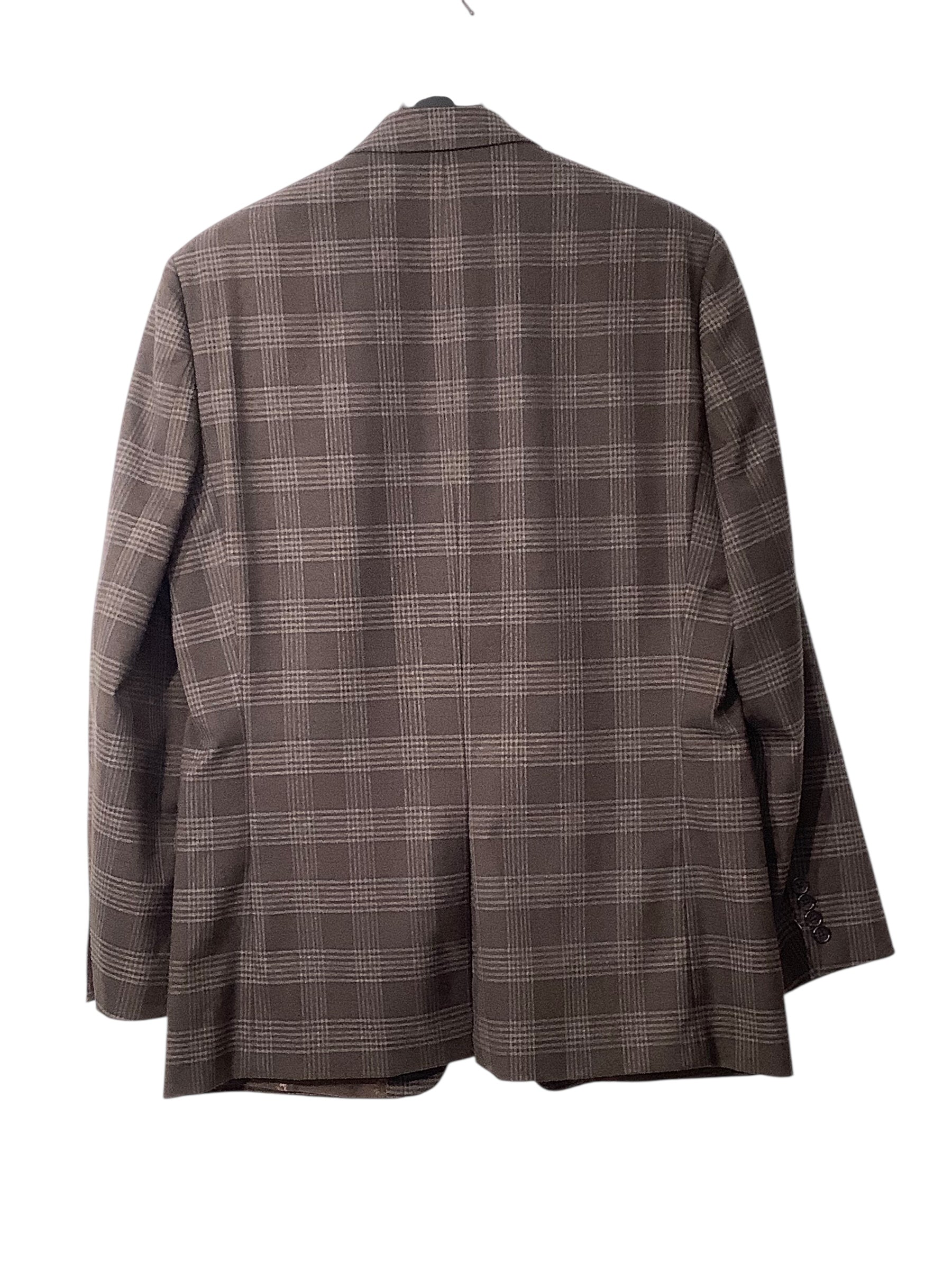 Lauren Ralph Lauren Mens Regular fit Sport Coat Blazer 42 L Brown Plaid