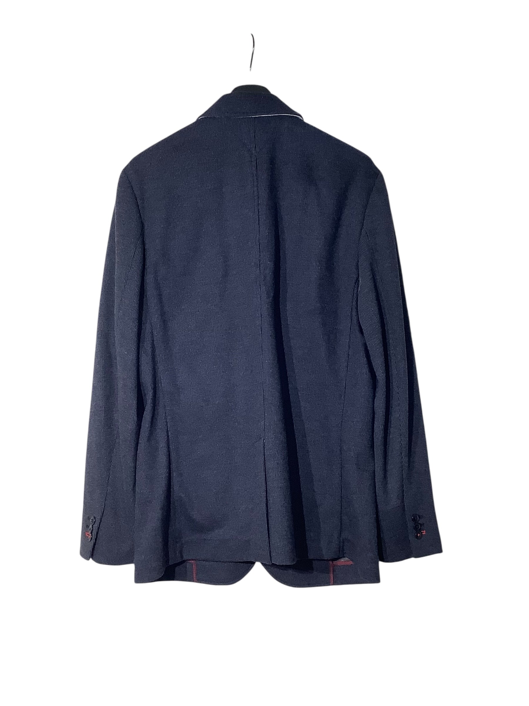 Tommy Hilfiger Mens Modern fit Jersey Sport Coat Blazer Large R Blue Stretch