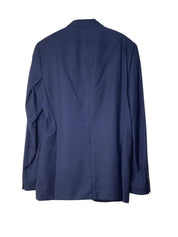Hugo Boss Huge/Genius Solid Slim Fit Suit Jacket Blazer 42L Navy Blue