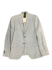 Ted Baker Mens Slim fit Sport Coat Blazer Size 3 Blue Solid Linen