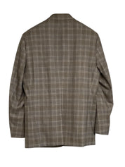 Michael Kors Mens Regular fit Sport Coat Blazer 42 R Grey Plaid Stretch
