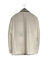 Tommy Hilfiger Mens Modern fit Sport Coat Blazer 46 S White W Green Trim Stretch