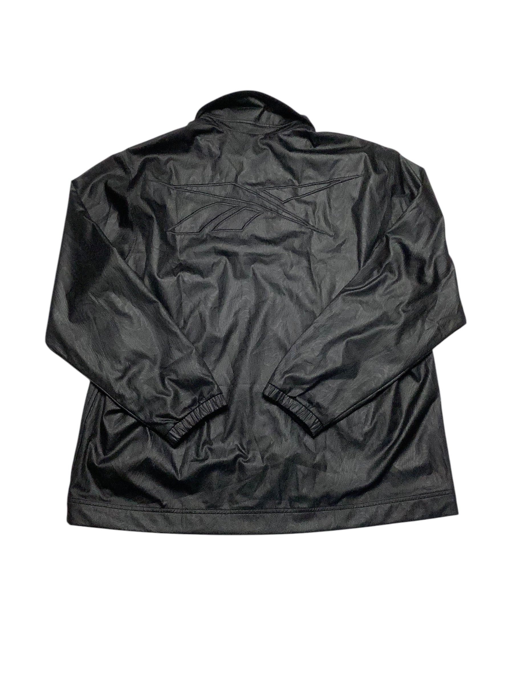 Reebok Mens Athletic Coaches Basketball Jacket Coat XL Black