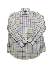 Tommy Hilfiger Mens Regular fit Dress Shirt Medium 15.5 in 32-33 White Check