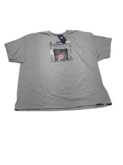 Reebok Men Regular fit Short Sleeve Graphic T-Shirt Shirt XXL Grey Solid