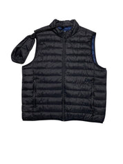 Club Room Men's Quilted Packable Puffer Vest XL Black