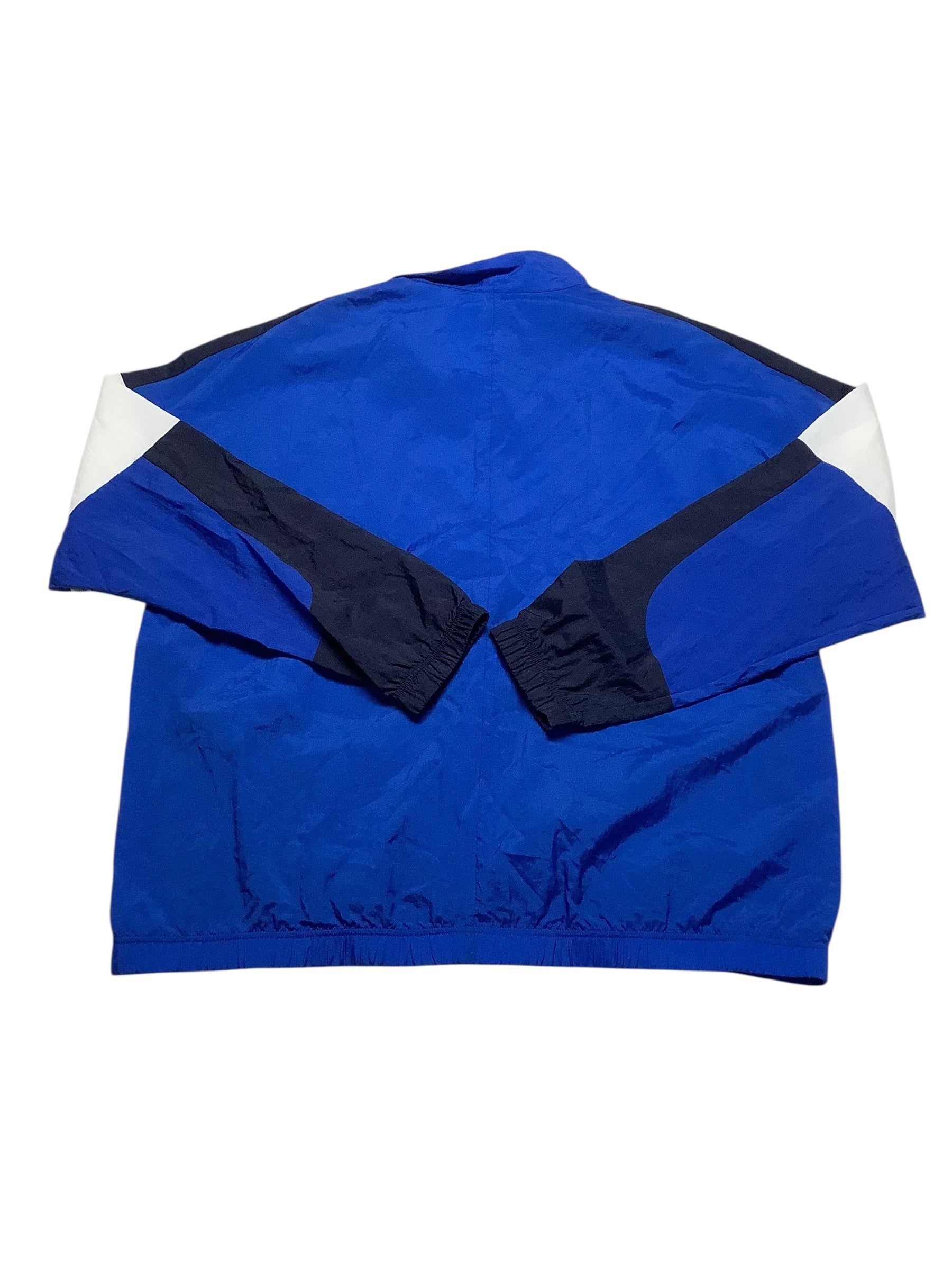 Reebok Mens Windbreaker Jacket XL Blue Solid