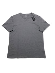 INC International Concepts Mens  fit Short Sleeve T-Shirt Shirt Small Grey Solid