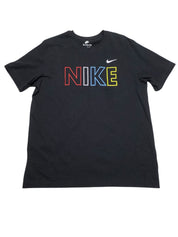 Nike Mens  fit Short Sleeve T-Shirt Shirt Large Black Solid