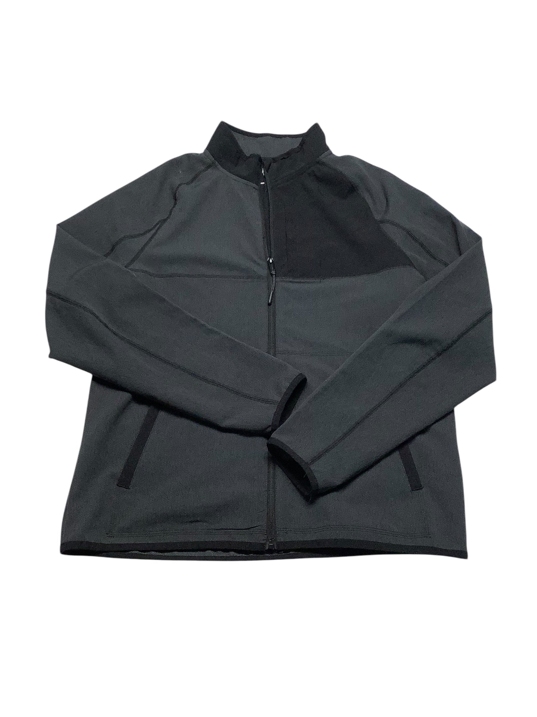 Bass Outdoor Mens Full Zip Sweatshirt Medium Black Solid