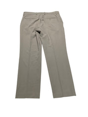 Perry Ellis Mens Modern fit Dress Pants 33 / 32 Beige Solid Stretch