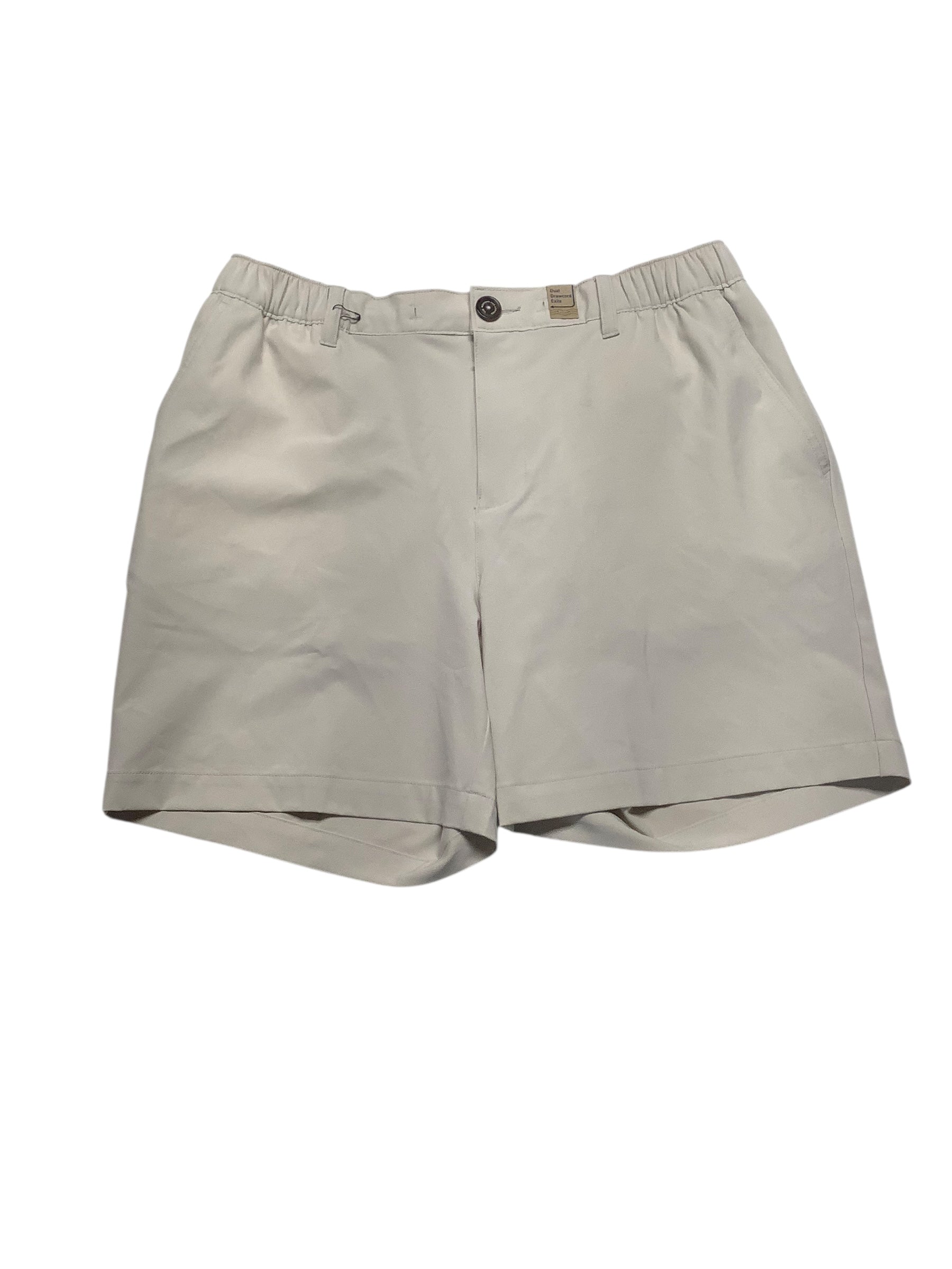 Chubbies Mens  fit Athletic Shorts Large Beige Solid