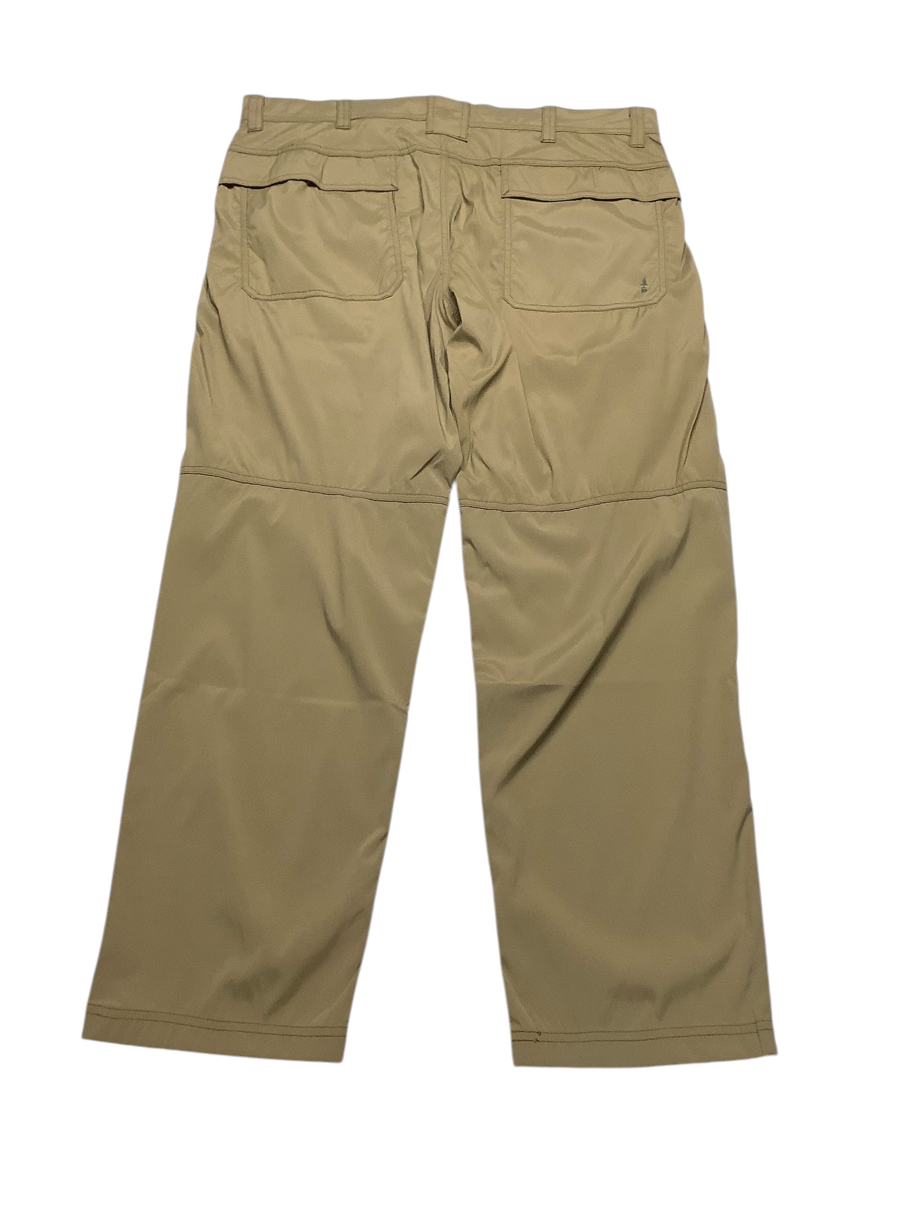 Bass Outdoor Men Regular fit Cargo Pants 42 / 30 Beige Solid Stretch
