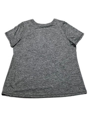 Ideology Womens  fit Short Sleeve T-Shirt Shirt 1X Grey