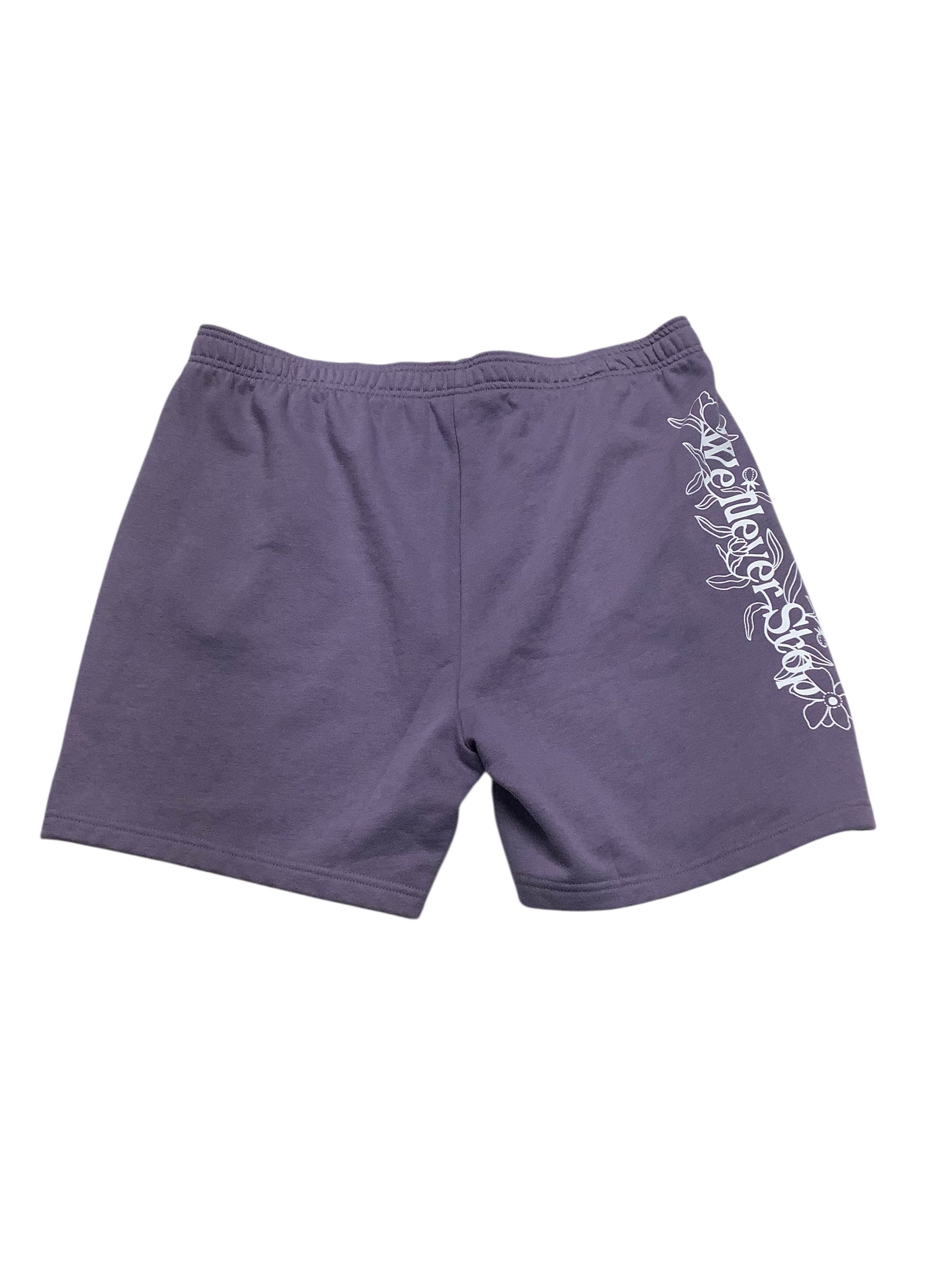 The North Face Womens  fit Athletic Shorts XXL Purple Solid