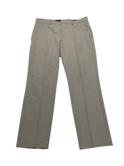 Perry Ellis Men Modern fit Dress Pants 34 / 30 Beige Solid Stretch