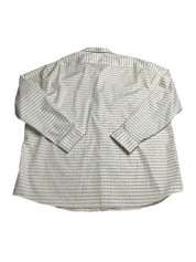 Michael Kors Mens Regular fit Dress Shirt XXL 18.5 in 34-35 Yellow Check