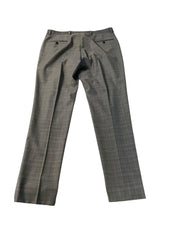 Brooks Brothers Mens Classic fit Dress Pants 42 / 30 Charcoal Grey Plaid