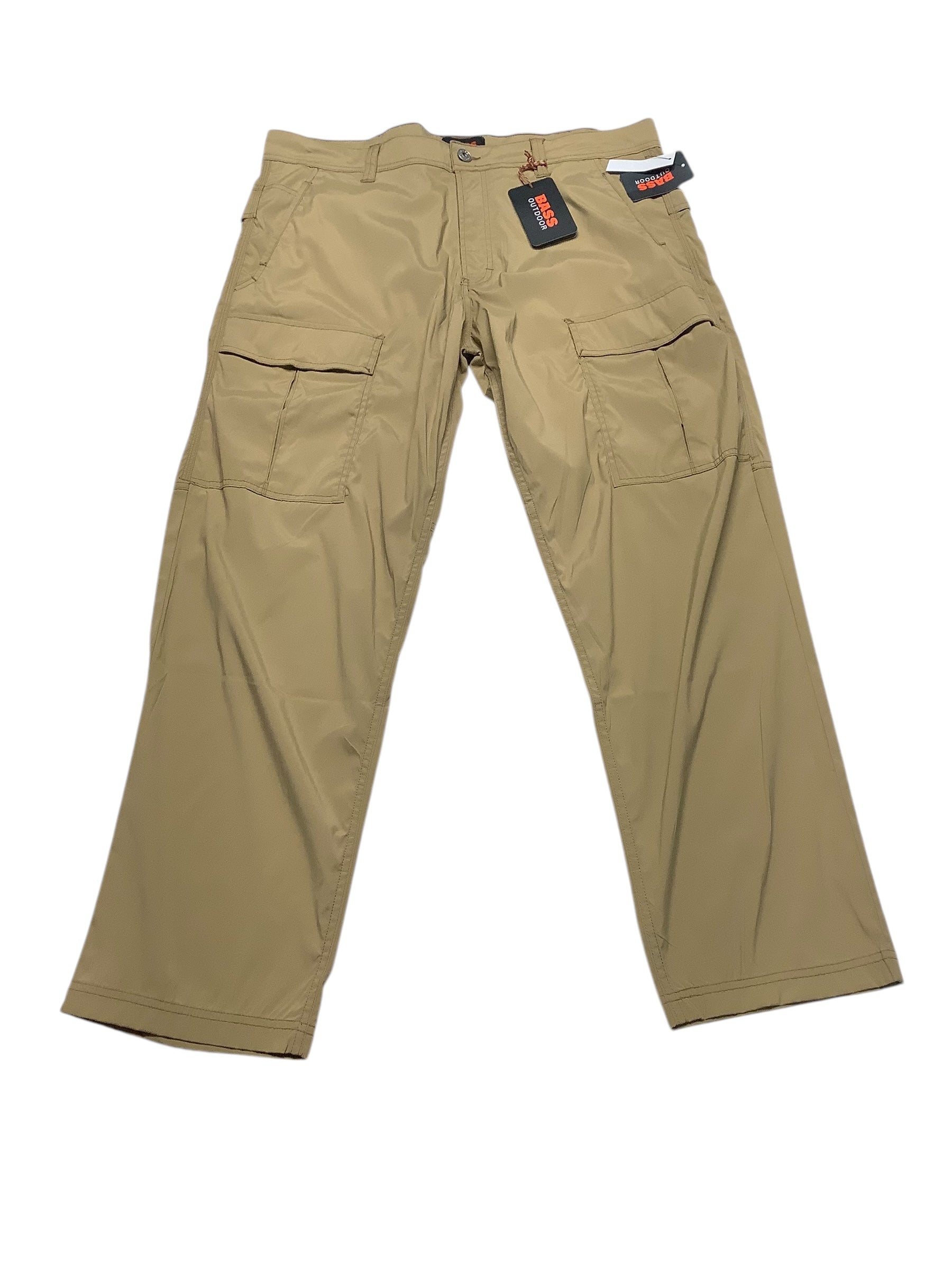 Bass Outdoor Men Regular fit Cargo Pants 38 / 30 Beige Solid