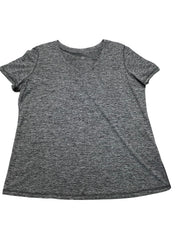 Ideology Womens  fit Short Sleeve T-Shirt Shirt 1X Grey