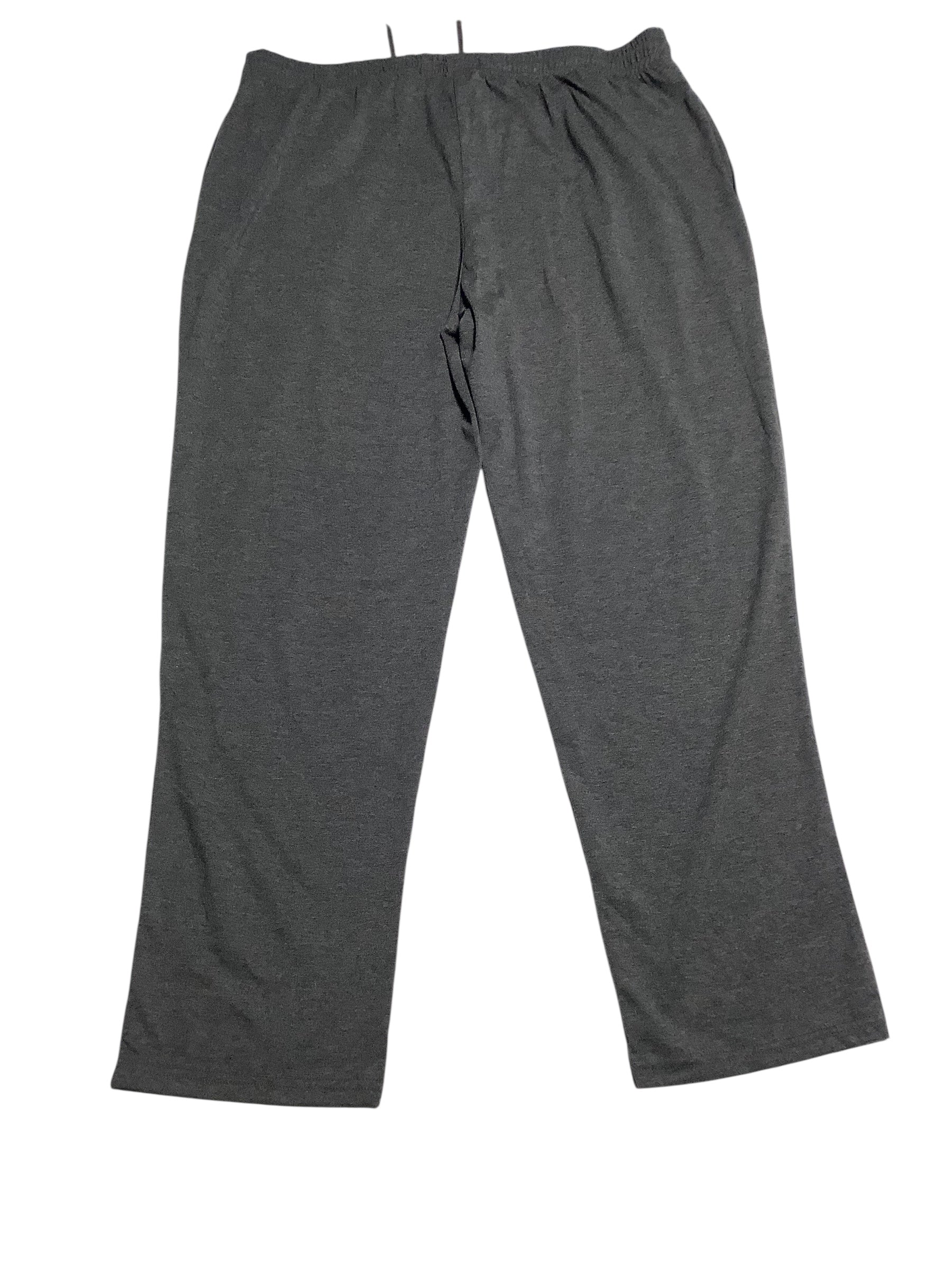 Blue Ice Mens  fit Sweatpants Pants XXXL Grey Solid Stretch