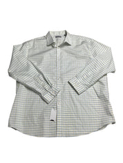 Michael Kors Mens Regular fit Dress Shirt XXL 18.5 in 34-35 Yellow Check