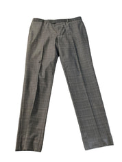 Brooks Brothers Mens Classic fit Dress Pants 42 / 30 Charcoal Grey Plaid