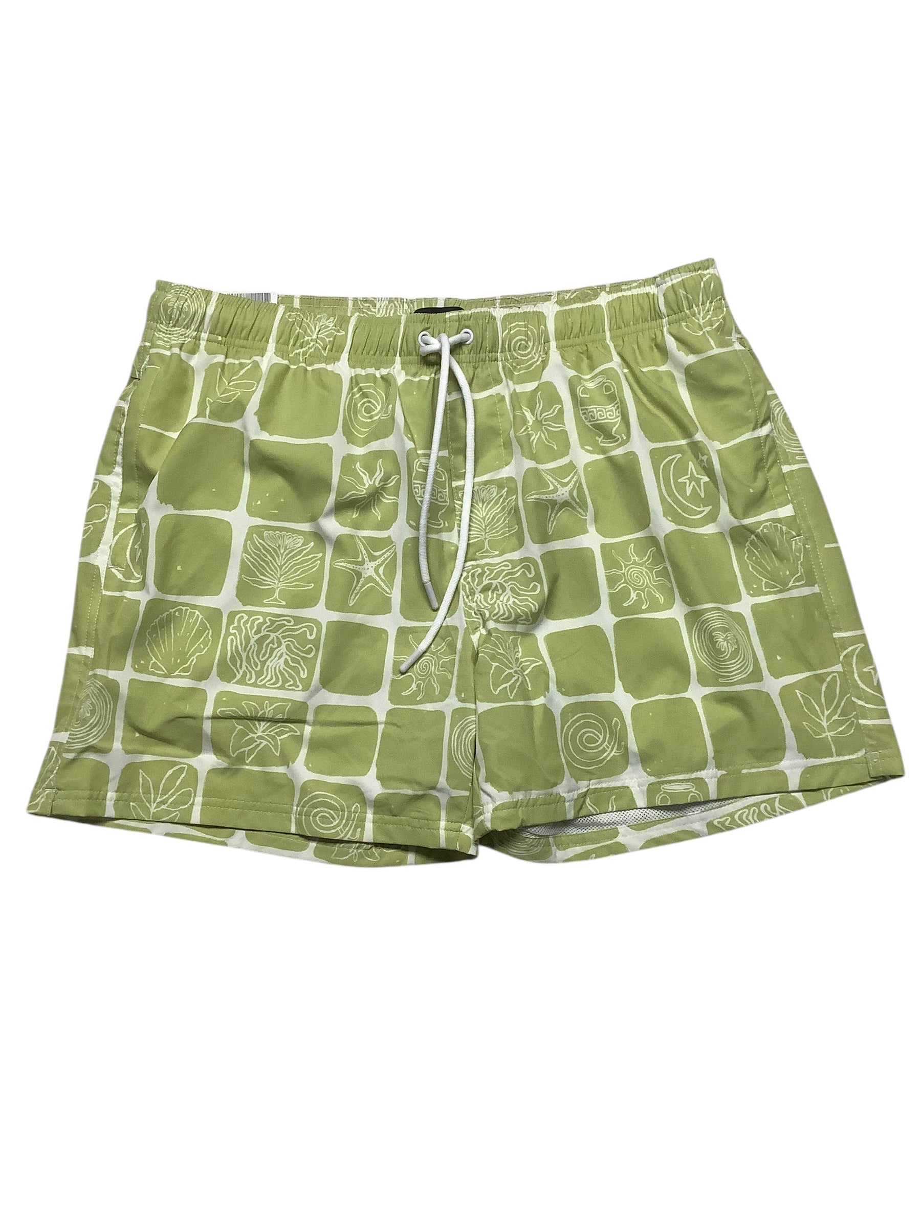 Cotton On Mens  fit Swim Trunks Swimwear XXL / 6 Green