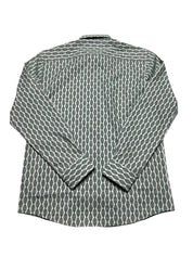Tayion Collection Mens Regular fit Dress Shirt Medium 15-15.5 32-33 Green