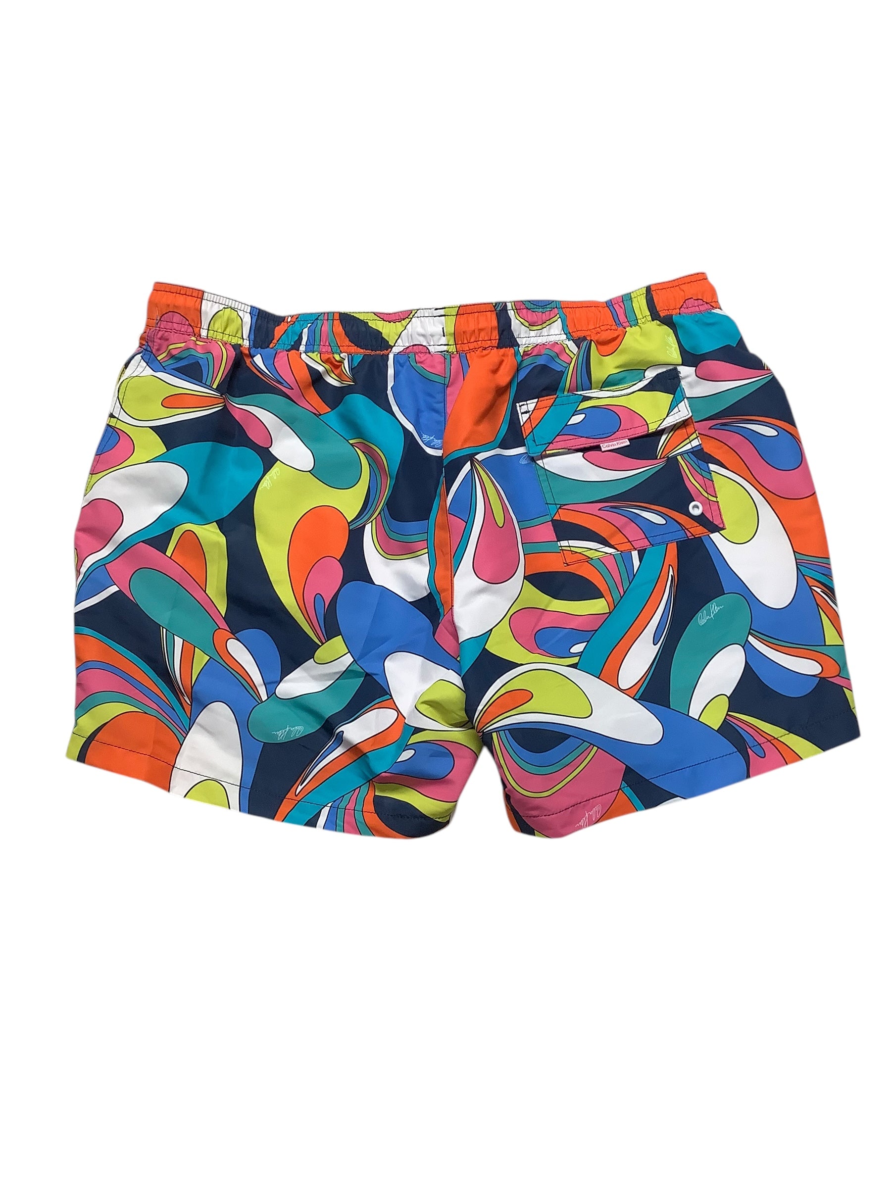 Calvin Klein Mens  fit Swim Trunks Swimwear XXL Multicolor
