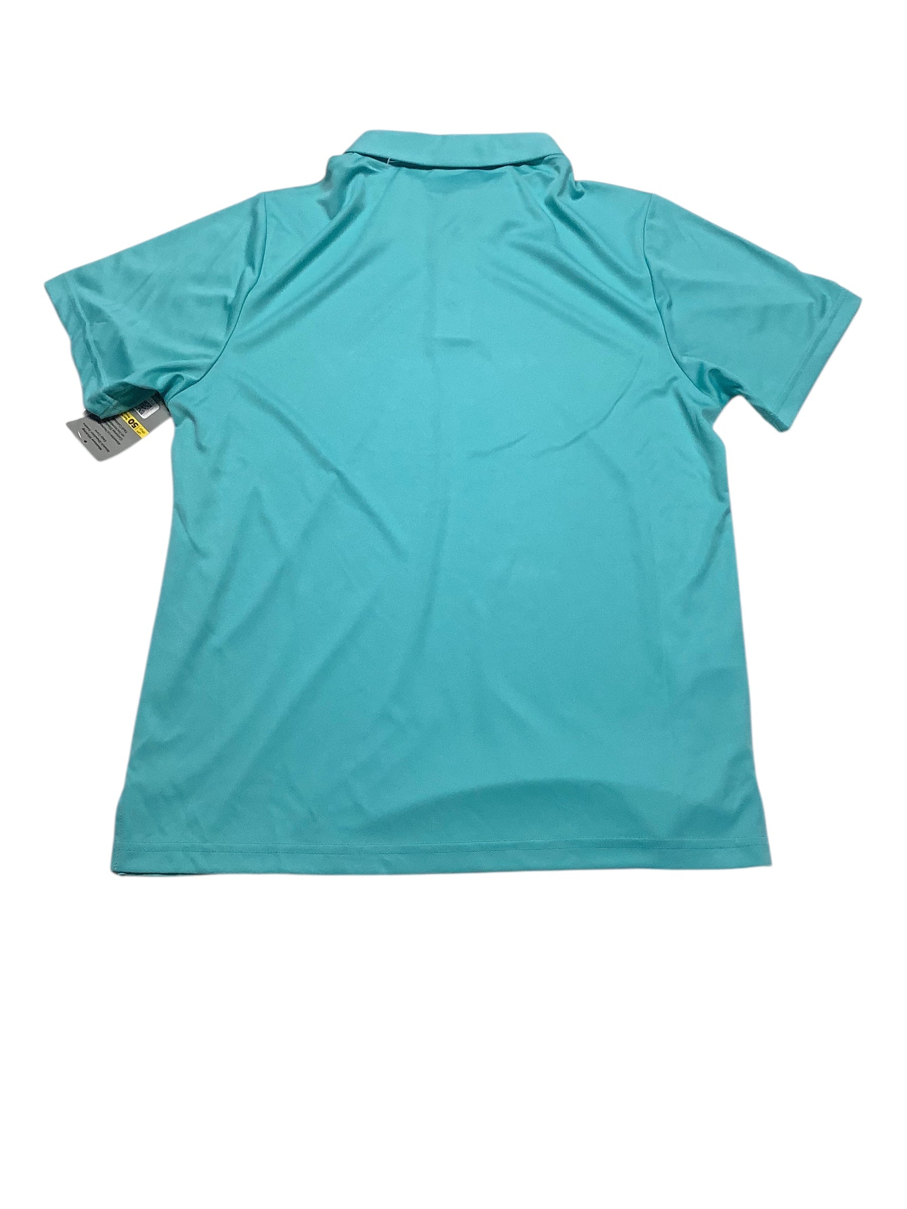 PGA TOUR Mens Athletic fit Short Sleeve Polo Shirt Medium Blue
