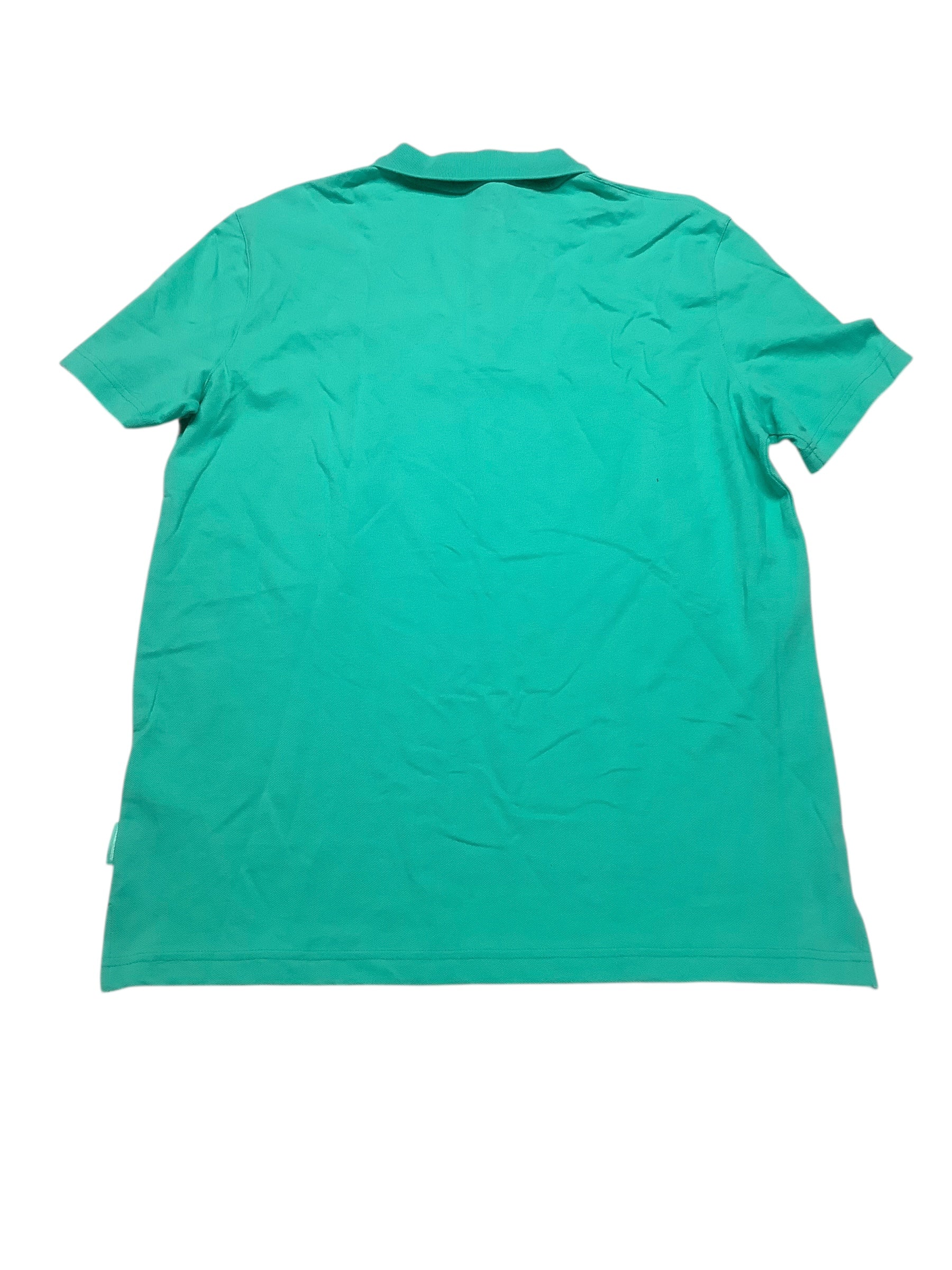 Ax Armani Exchange Mens Regular fit Short Sleeve Polo Shirt Large Green Solid