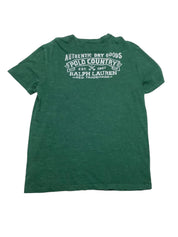 Polo Ralph Lauren Mens  fit Short Sleeve T-Shirt Shirt Medium Green Solid