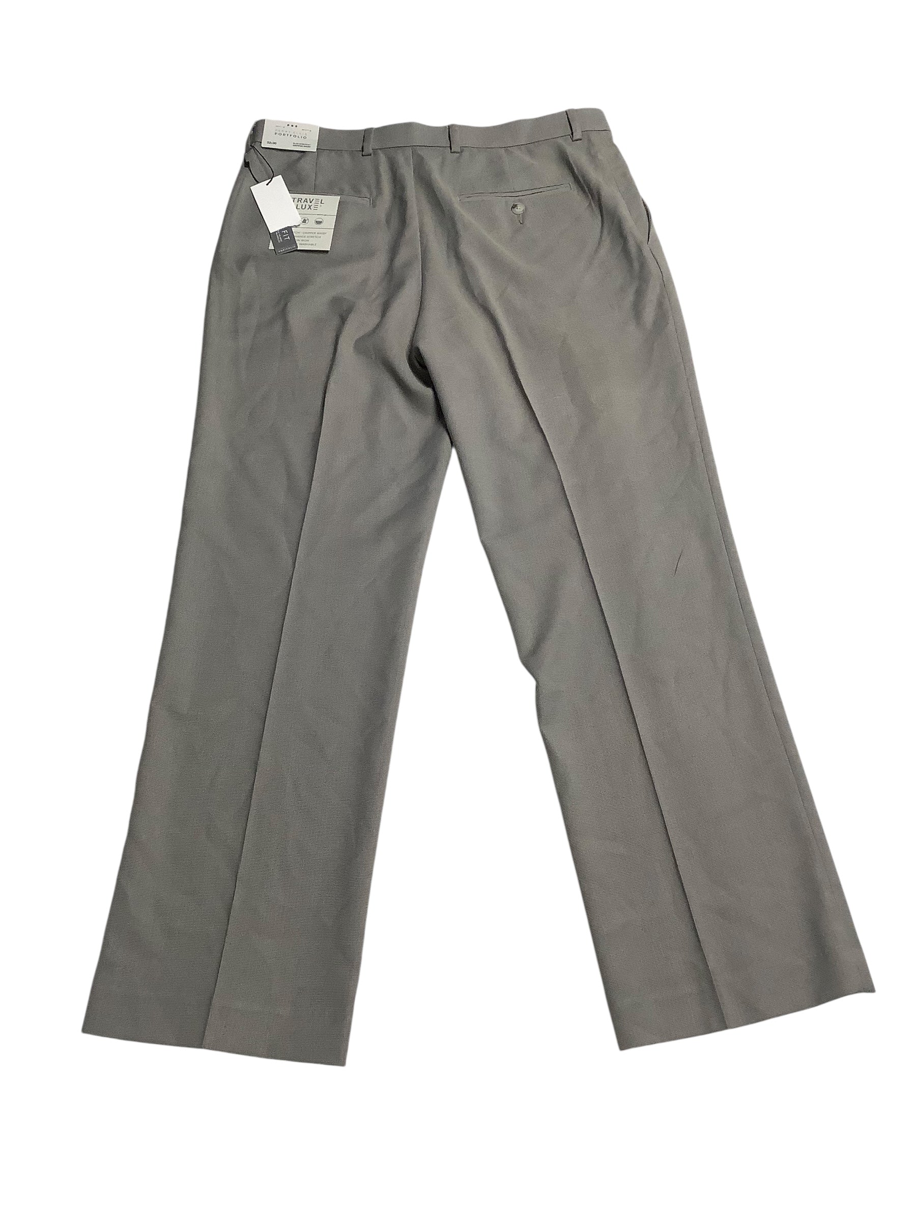 Perry Ellis Portfolio Mens Classic fit Dress Pants 32 / 30 Beige