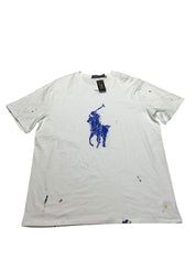 Polo Ralph Lauren Mens Regular fit Short Sleeve T-Shirt Shirt XLT White Solid