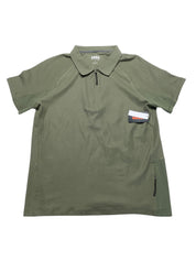 Bass Outdoor Men Regular fit Short Sleeve Polo Shirt Large Green Solid