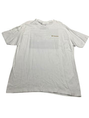 Columbia Mens  fit Short Sleeve T-Shirt Shirt XL White Solid