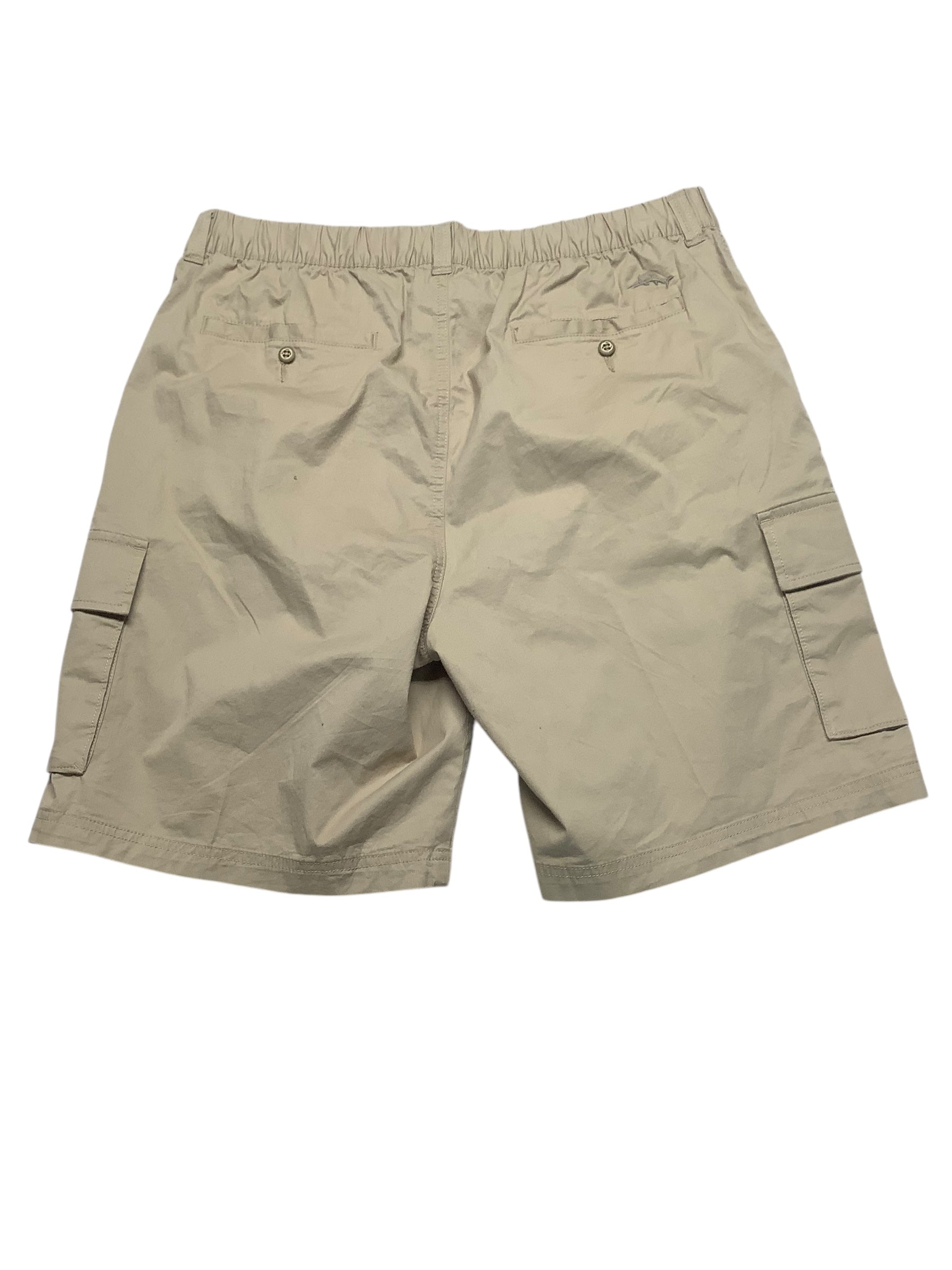 Tommy Bahama Mens Regular fit Cargo Shorts XL Beige Solid
