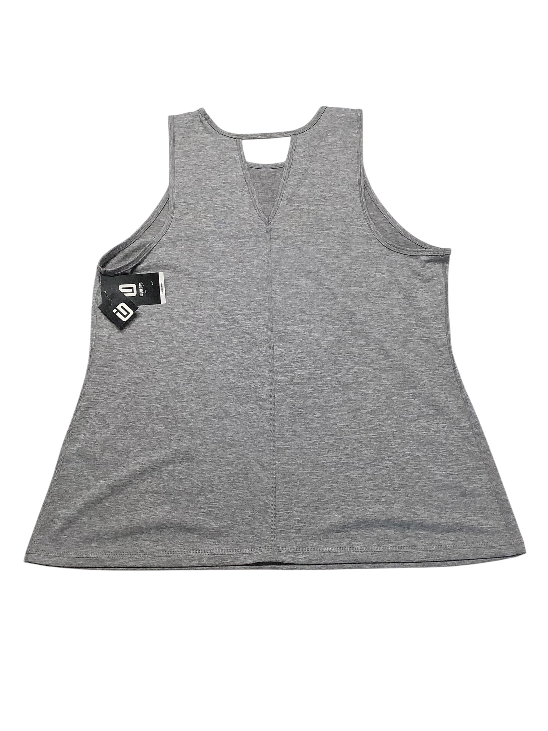 ID Ideology Women Regular fit Sleeveless Tank Top Shirt XL Grey